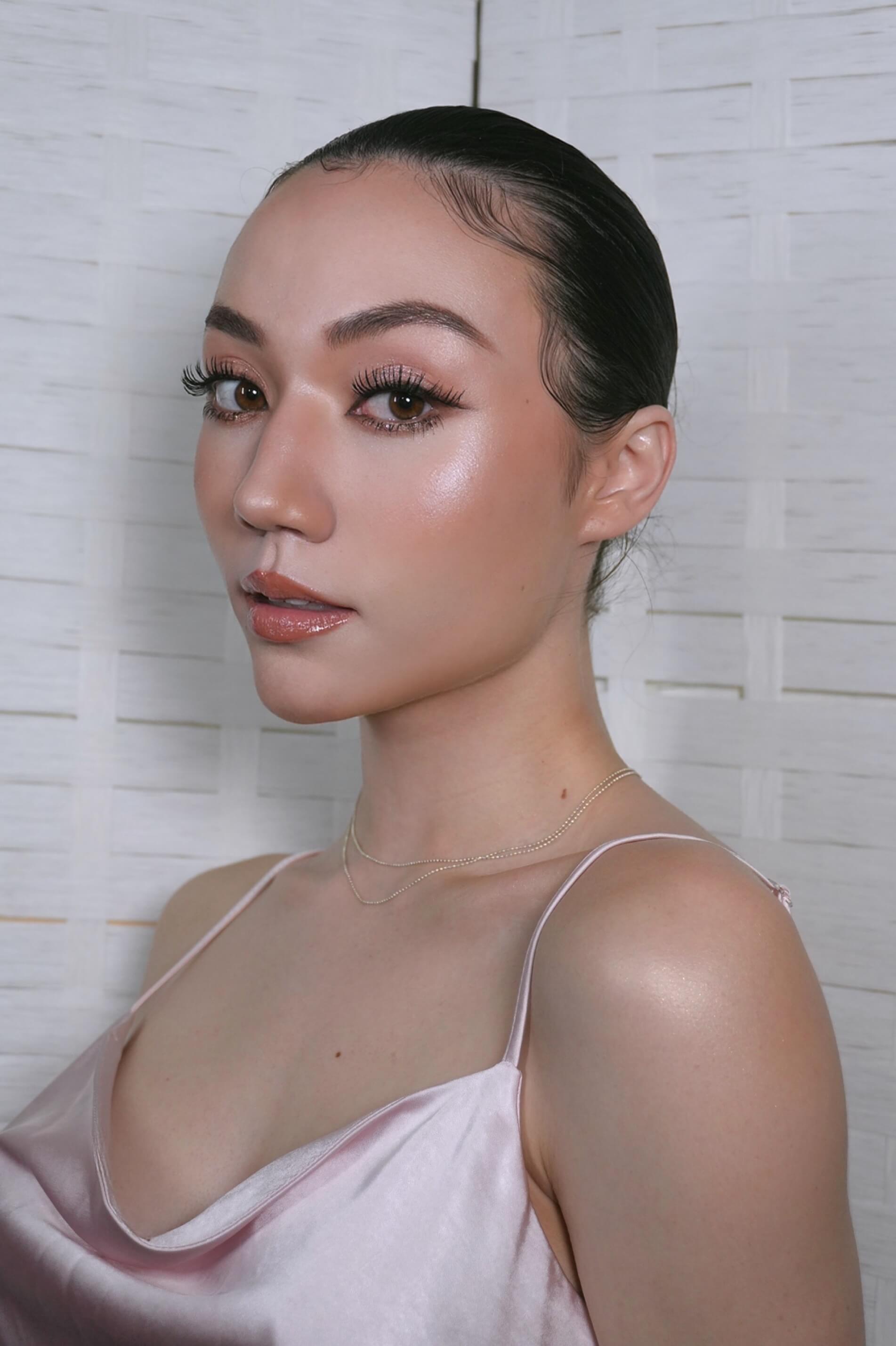 Soft glam beauty portrait