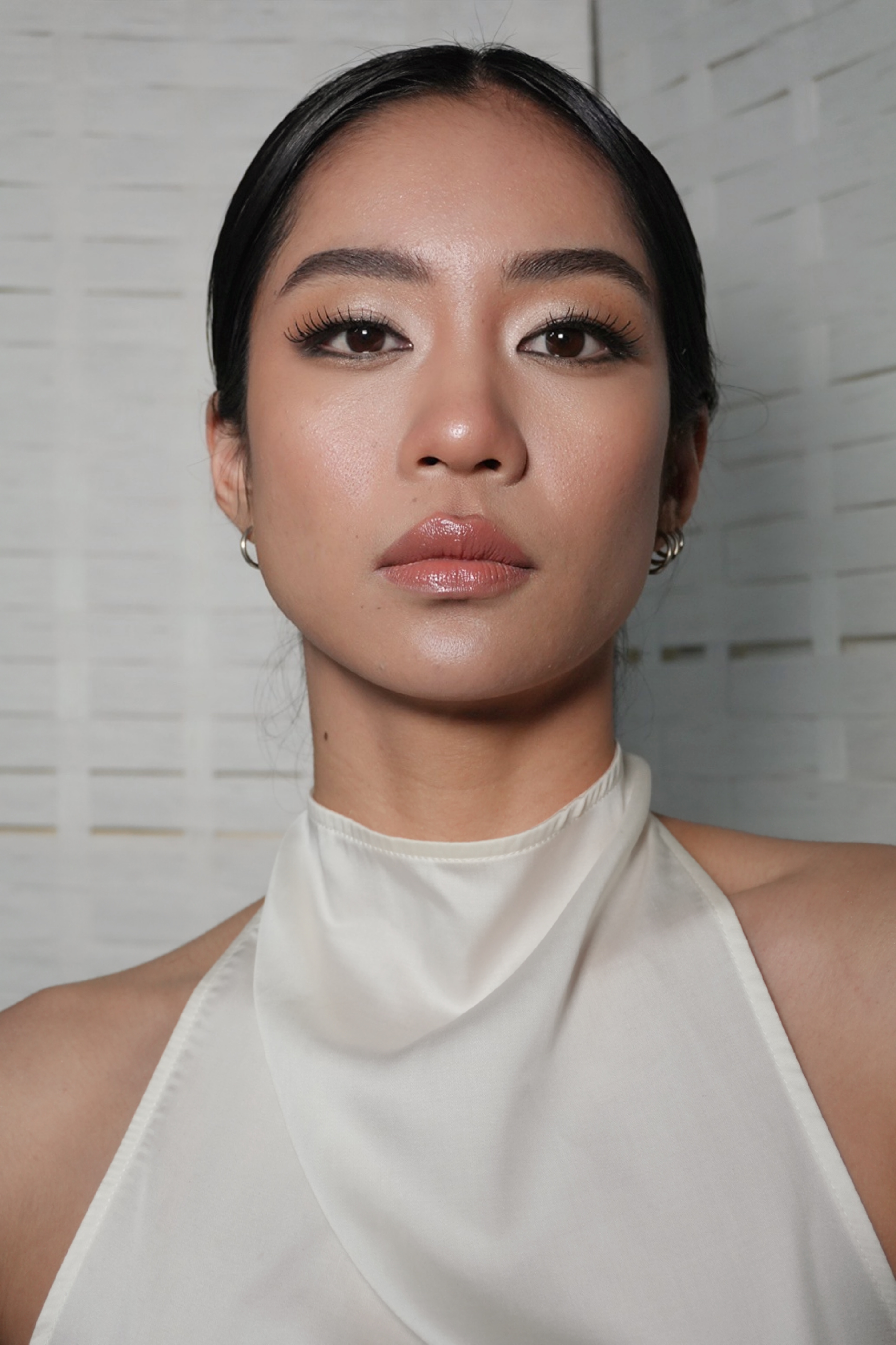 Clean beauty makeup portrait